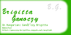 brigitta ganoczy business card